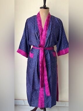 New Upcycled Silk Kimono